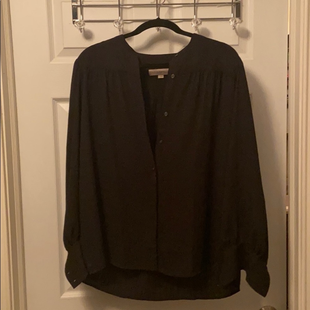 Women’s Black button down blouse